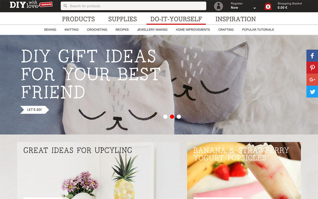 web development for dawanda